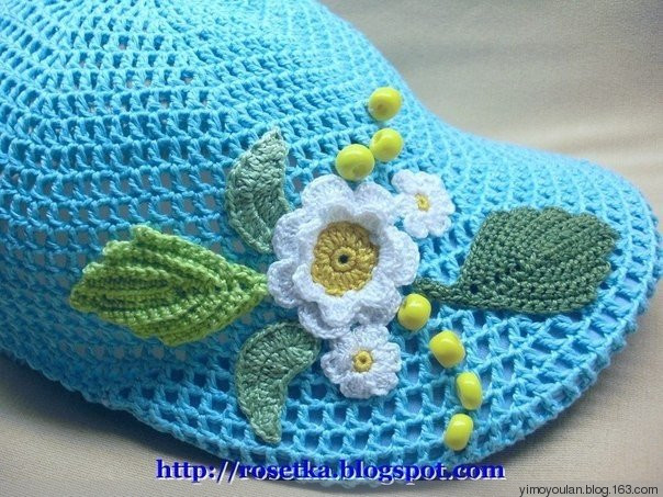 钩针儿童棒球帽,宝宝好看的帽