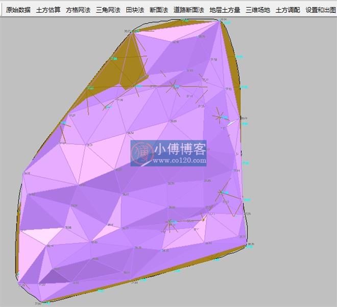 场地平整土方量的计算方法有两种,软件土方算量