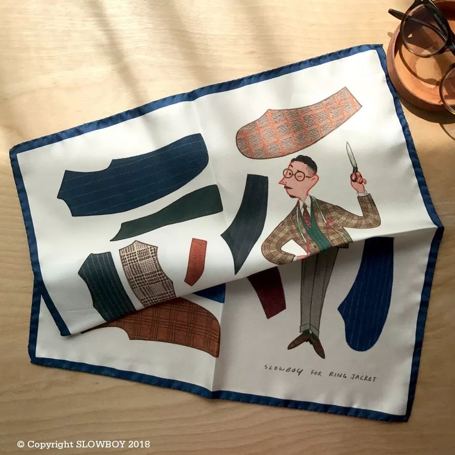口袋中的艺术：SLOWBOYxRINGJACKET联名口袋巾系列上市