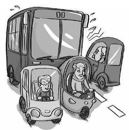 老年代步车案件,老年代步车违法行为