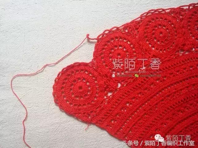 月神披肩紫陌丁香高清图解,紫陌丁香大披肩