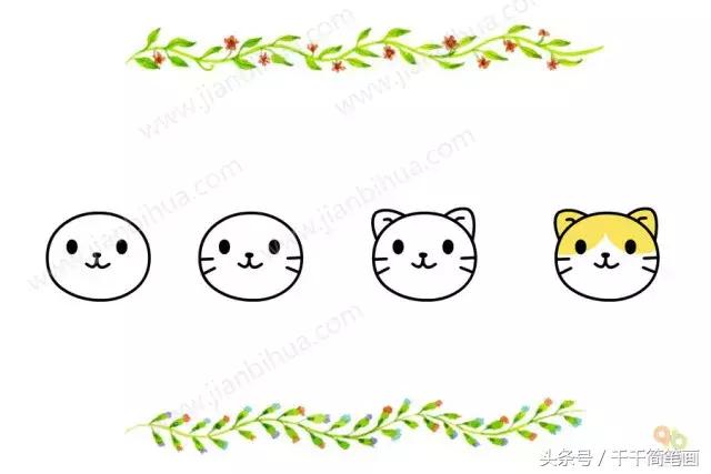 简笔画小动物头像,最简单的简笔画动物头像