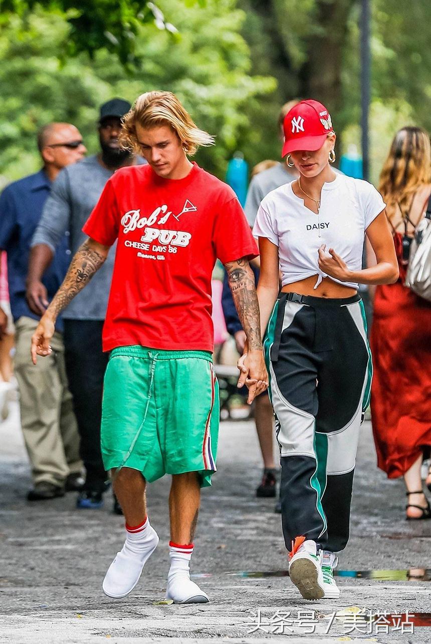 贾斯汀比伯和blackpink见面,贾斯汀比伯和海莉穿搭图片