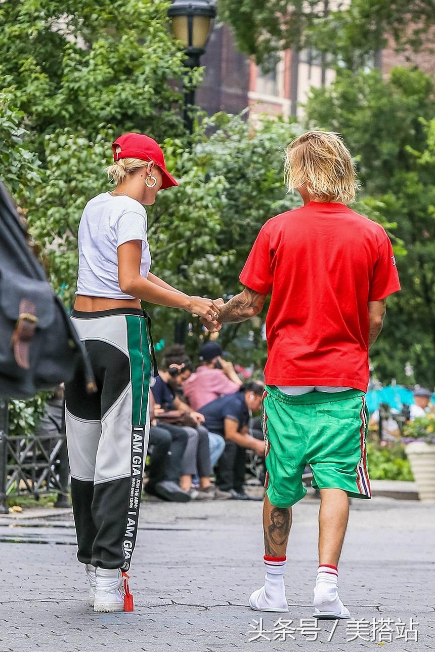 贾斯汀比伯和blackpink见面,贾斯汀比伯和海莉穿搭图片