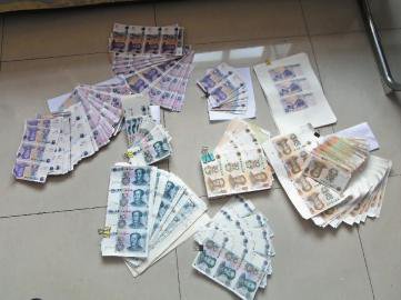 老汉造假人民币,72岁老人造假币