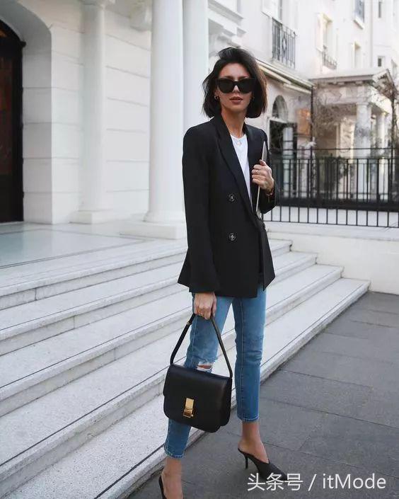 优雅又舒服的猫跟鞋,春天流行的猫跟鞋