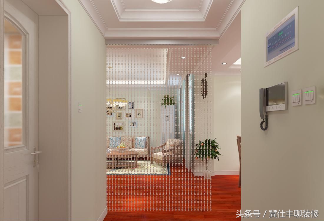 入户门正对餐厅和客厅装修效果图,入户门正对厨房如何解决