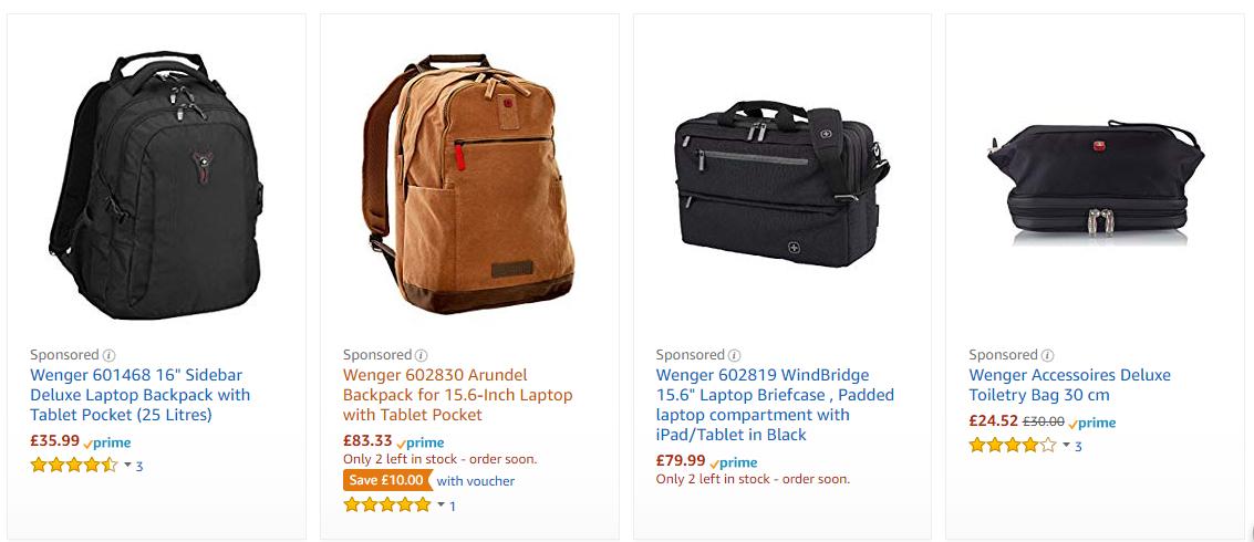 英国线上市场最受欢迎的行李箱包品牌TOP30