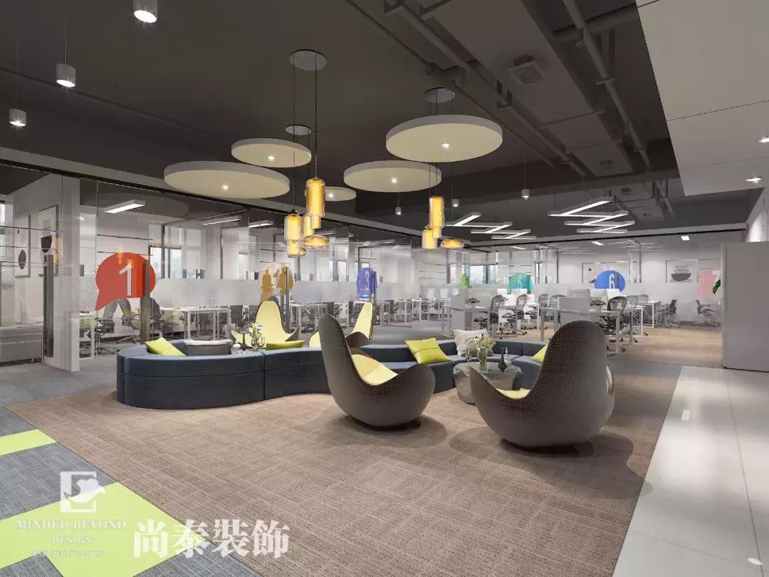 1000办公空间设计,4000平办公空间设计