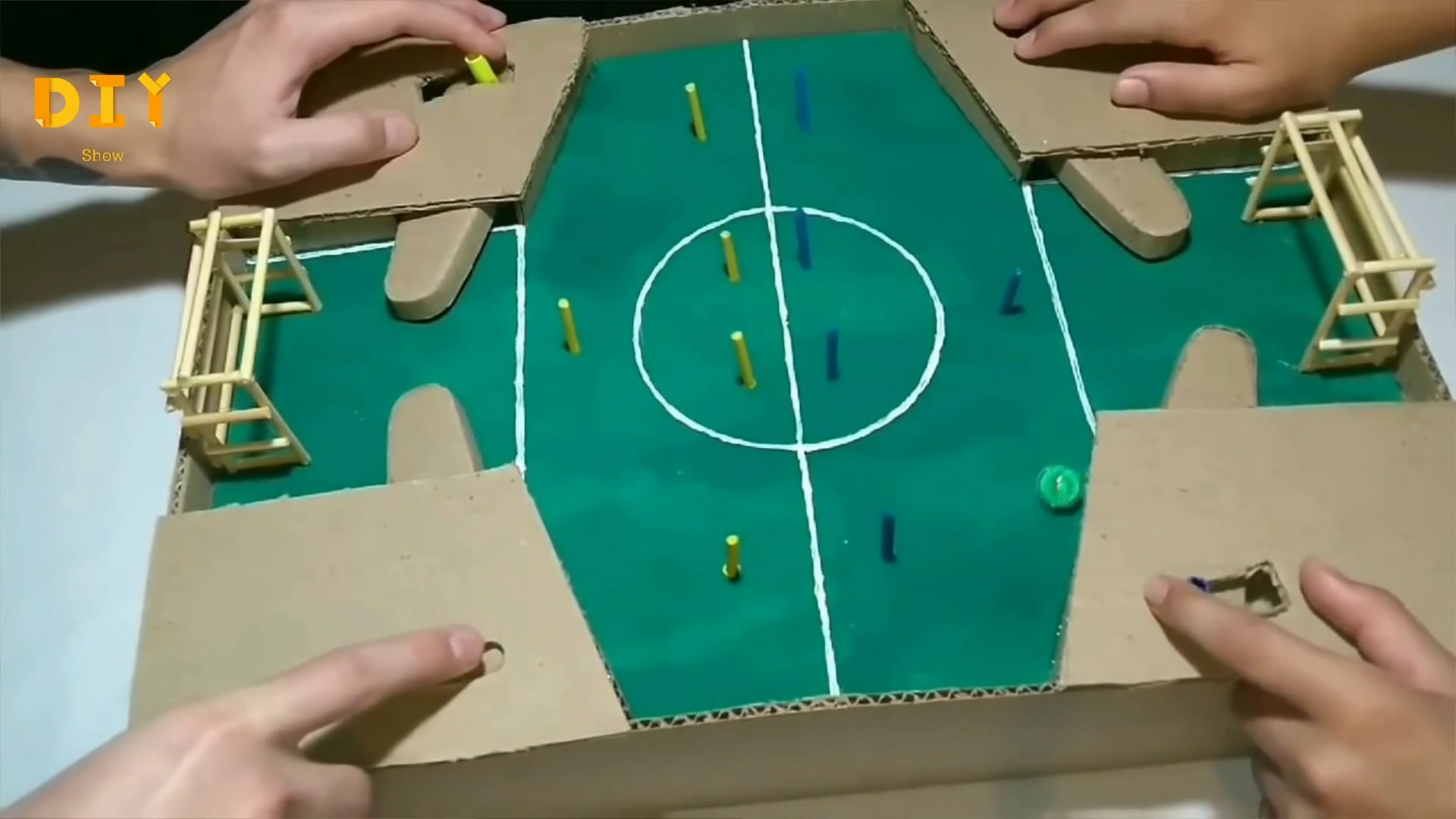 纸板diy手工弹珠玩具,纸板弹珠手工制作