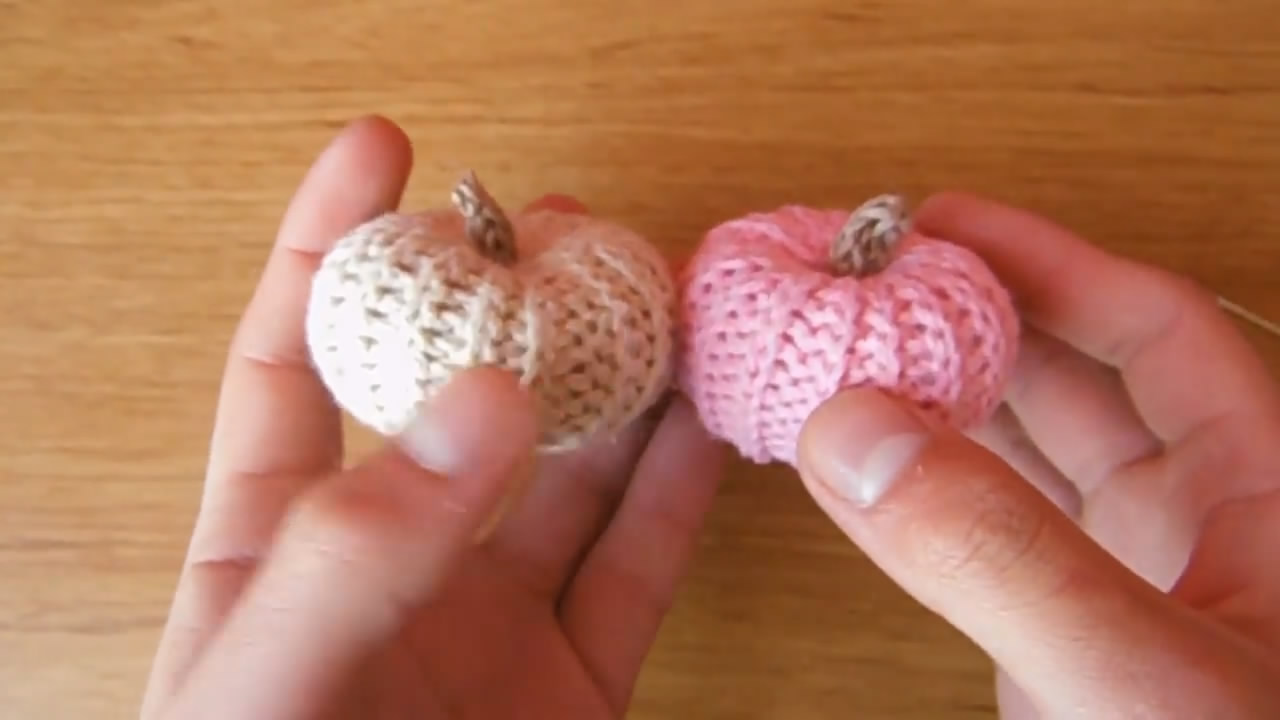 南瓜毛线钩织方法教程,毛线钩织长南瓜完整教程