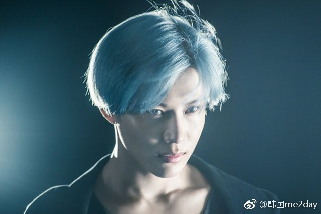 适合蓝色头发的短发男,蓝色头发的男韩爱豆