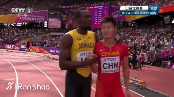 柏林世锦赛黑色闪电博尔特100米,博尔特一道永恒的黑色闪电