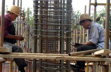 承台内柱子是否需要绑扎箍筋,建筑工地梁绑扎钢筋过程