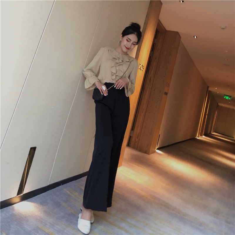 ifashion雪纺长裙,高级感条纹衬衫女装气质收腰显瘦