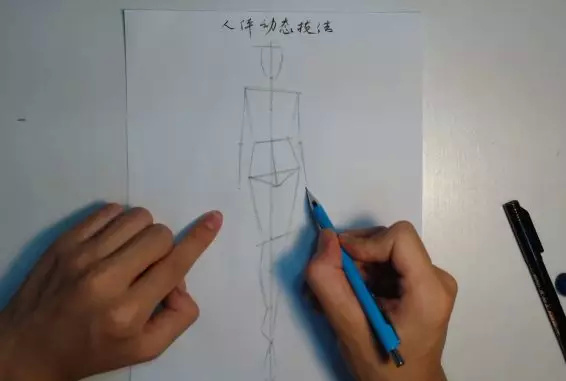 服装设计人体动态,服装设计人体结构画法