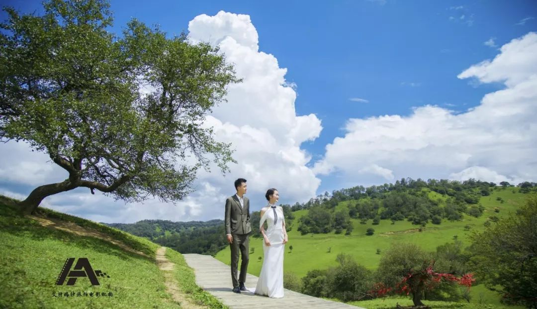 草原婚纱图片,草原婚纱视频