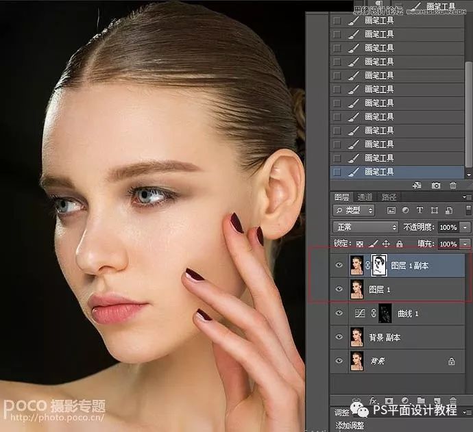 ps高级磨皮精修图技巧,ps给人物肖像后期精修磨皮
