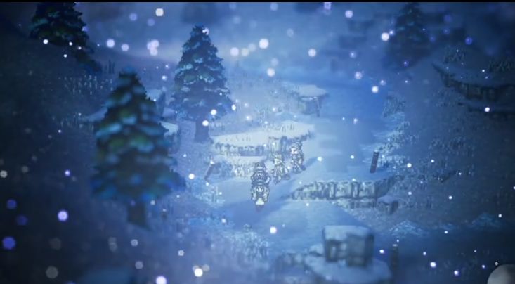 吟游诗人像素风画法,像素游戏八方旅人