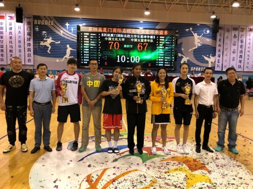 2018年第四届厦门国际名校大学生篮球争霸赛圆满落幕！