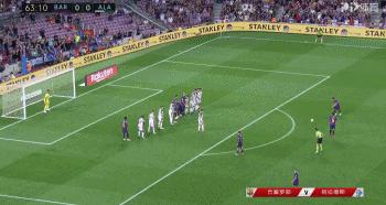 梅西绝杀皇马庆祝完整版,梅西19岁任意球贴地斩