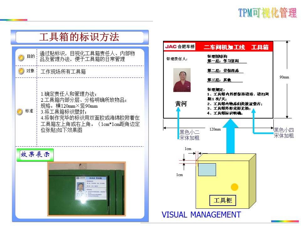 可视化目视化安全标准化标识牌,目视化管理信息