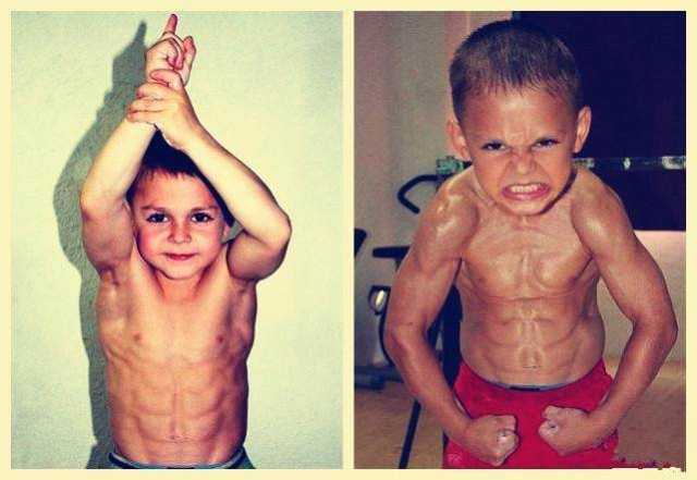 盘点世界上最强壮的小男孩,世界上最强壮最能打的三个小孩