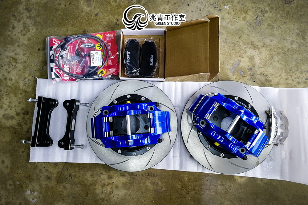 6代高尔夫改刹车案例,高尔夫六更换七代轮毂