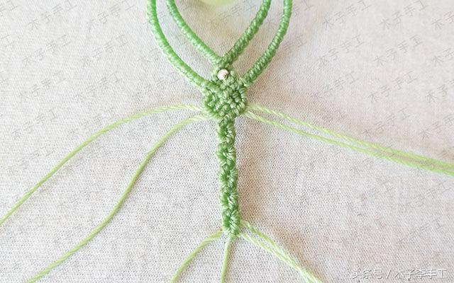 素圈米奇项链编织教程,项链编织教程慢动作