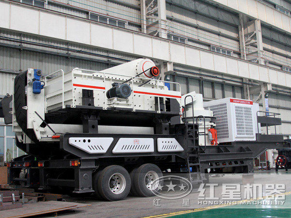 现在移动碎石机价格多少,二手移动石子破碎机械设备