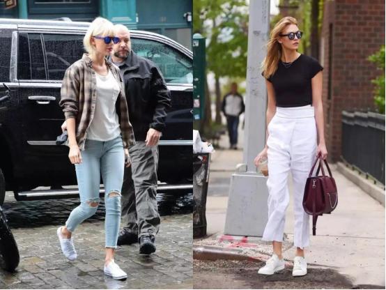 运动鞋怎么穿出通勤高级感,运动鞋这样穿不但知性优雅还减龄