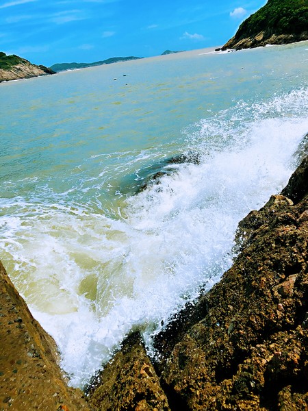 舟山东沙海滨浴场和南沙海滨浴场,追着太阳的脚步去台州