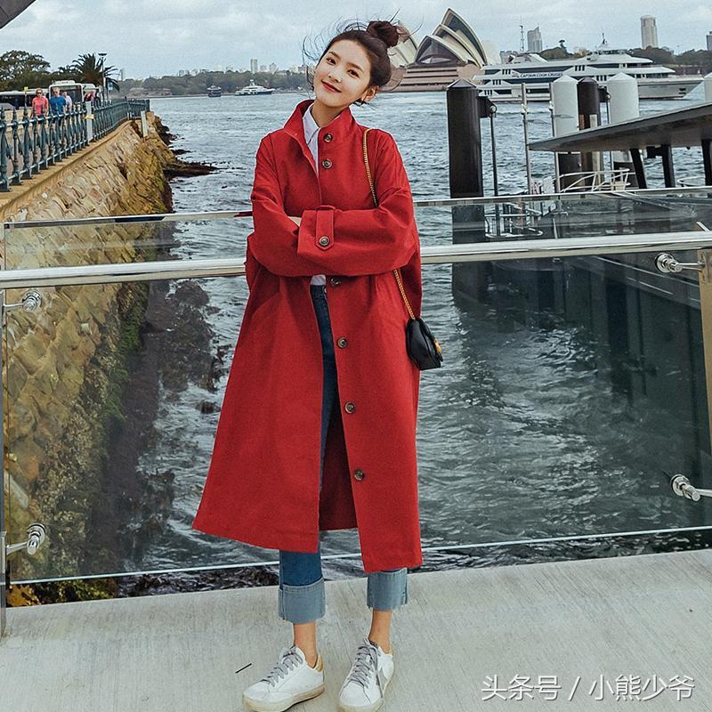 韩国流行的风衣,韩国风衣最新款