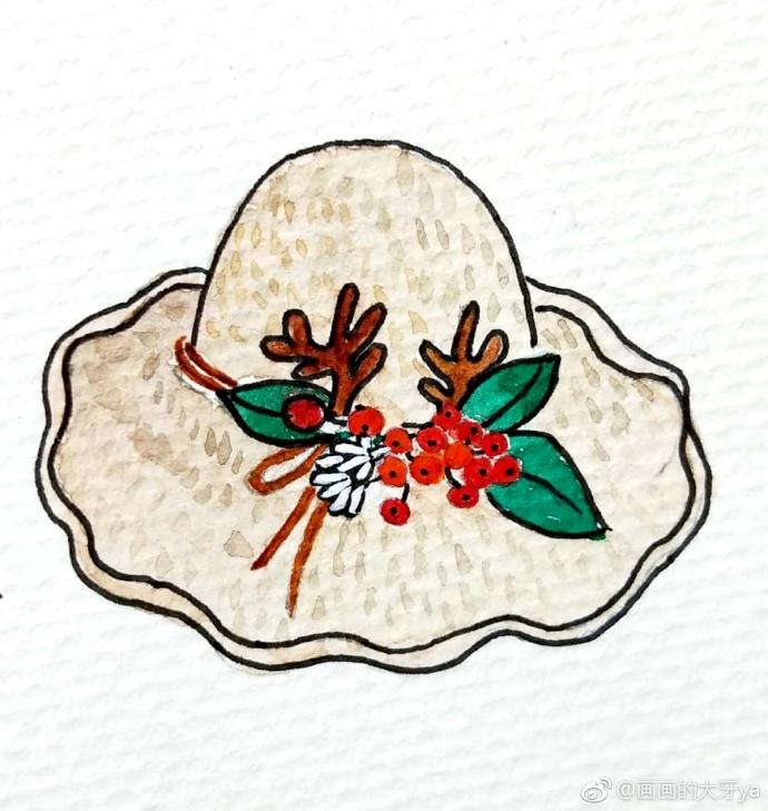 帽子花纹图案画法,所有帽子造型