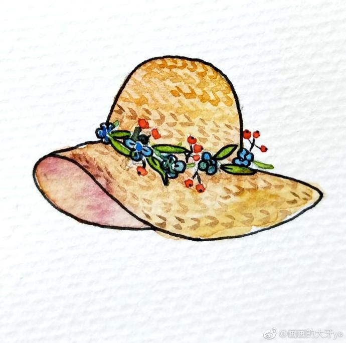 帽子花纹图案画法,所有帽子造型