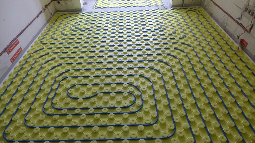 空气能地暖安装,空气能地暖空调一体机