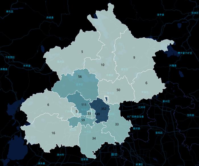 北京餐饮商铺大数据:有多少家店址?哪个品类最多?