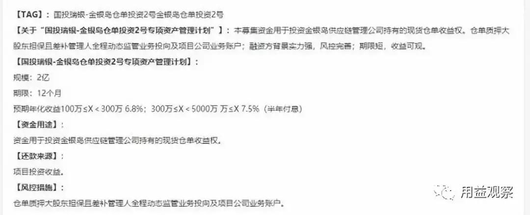 金银岛玩涉嫌非法集资老板跑路！2.9亿资管计划无法兑付
