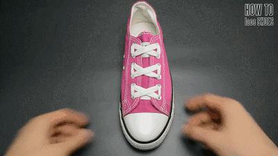 好看又时尚的鞋带新穿法,夏天鞋带这样系好穿又时髦