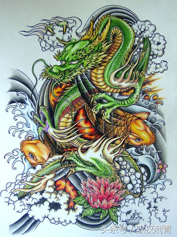 传统龙纹身图片大全,传统龙纹身图集推荐