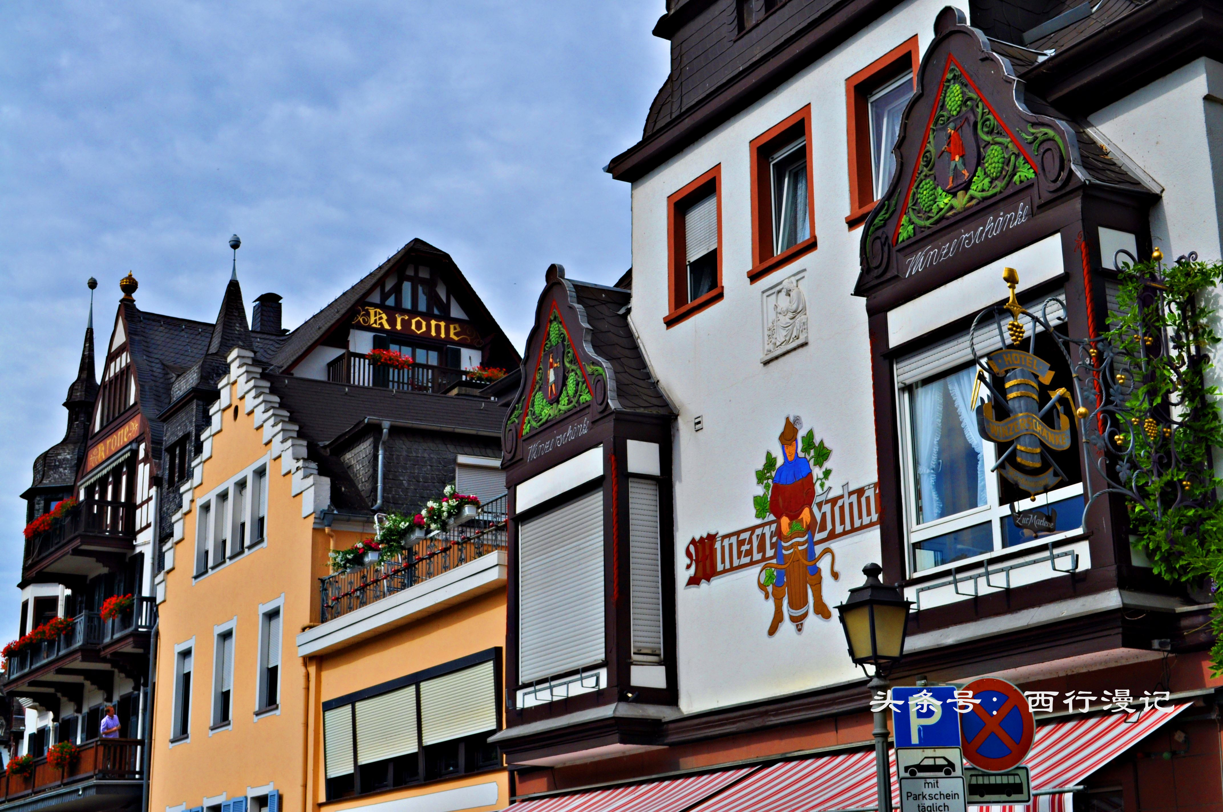 世界美景赏析德国莱茵河谷,德国莱茵河城堡旅游