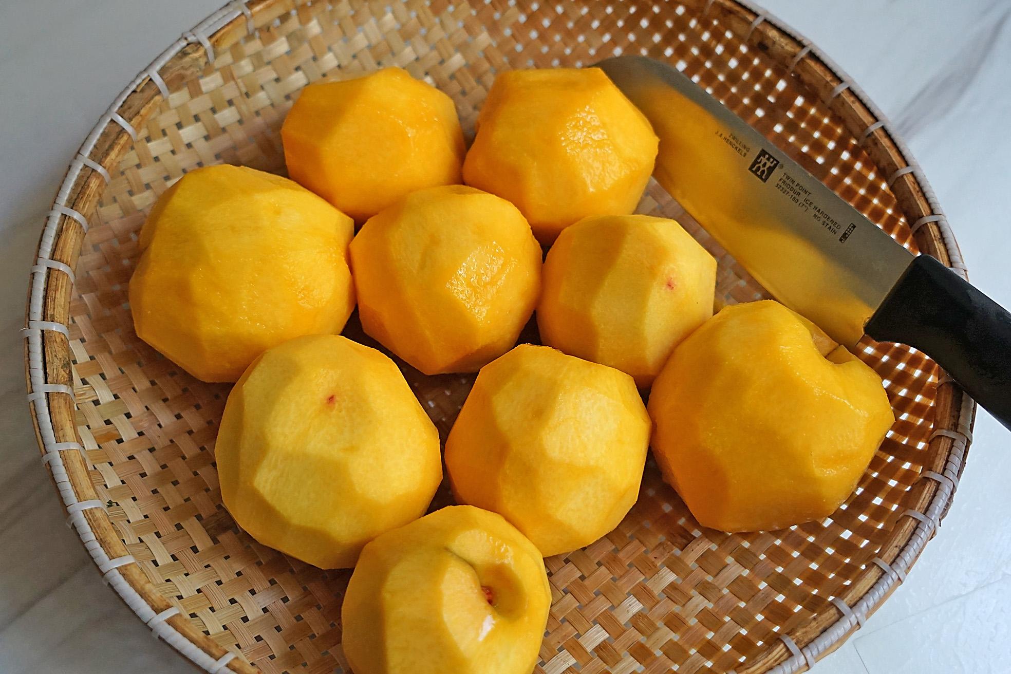 黄桃能放软吗怎么吃,大黄桃怎么样增加甜度