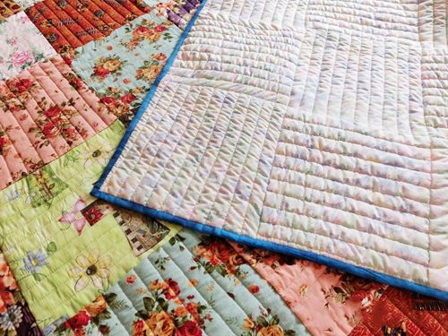 拼布方块床单制作教程,拼布床单手工制作大全