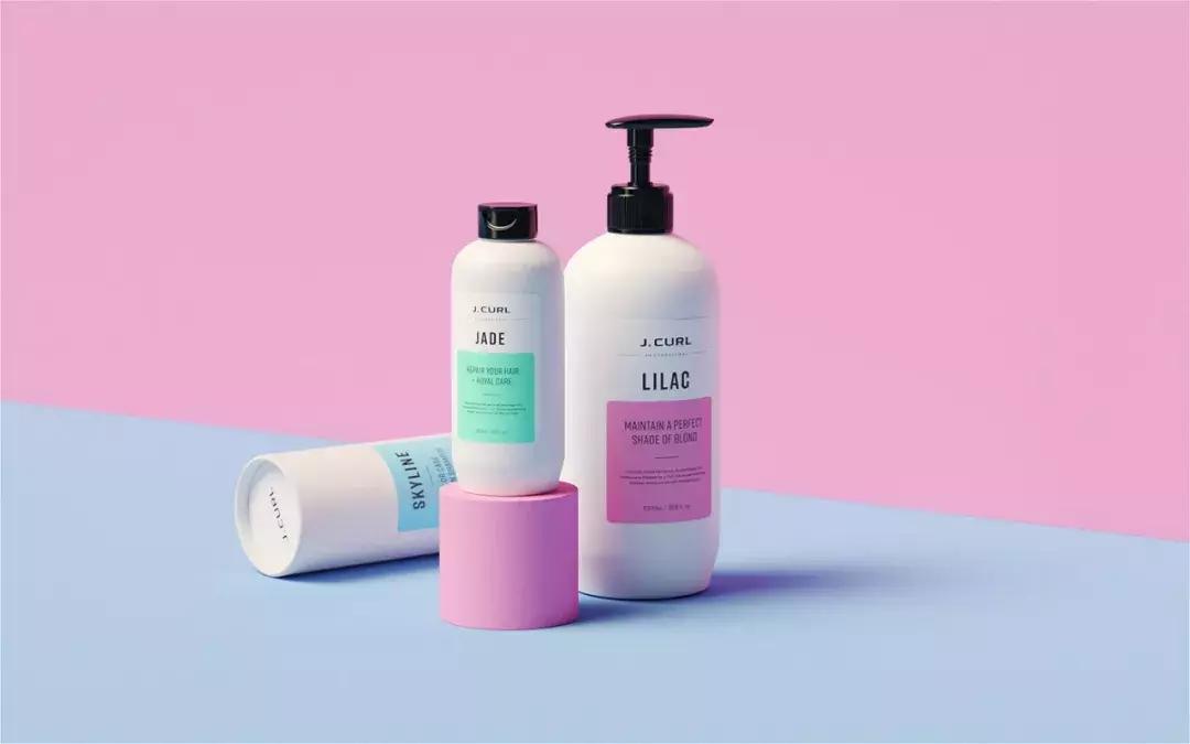 J.Curl头发护理品牌形象包装设计