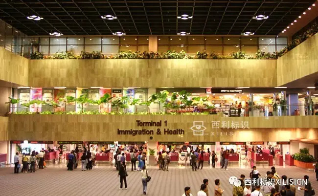 空港观察郑州,航站楼设计标识