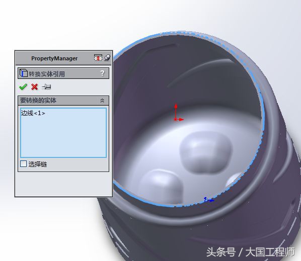 solidworks如何建立辊压痕迹,solidworks用抽壳方式画瓶子