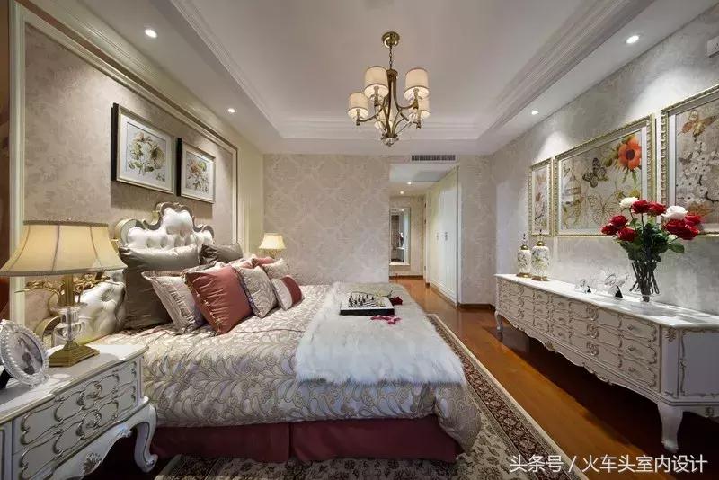 120平美式轻奢两居室优雅而又高端,145平四房两厅现代轻奢