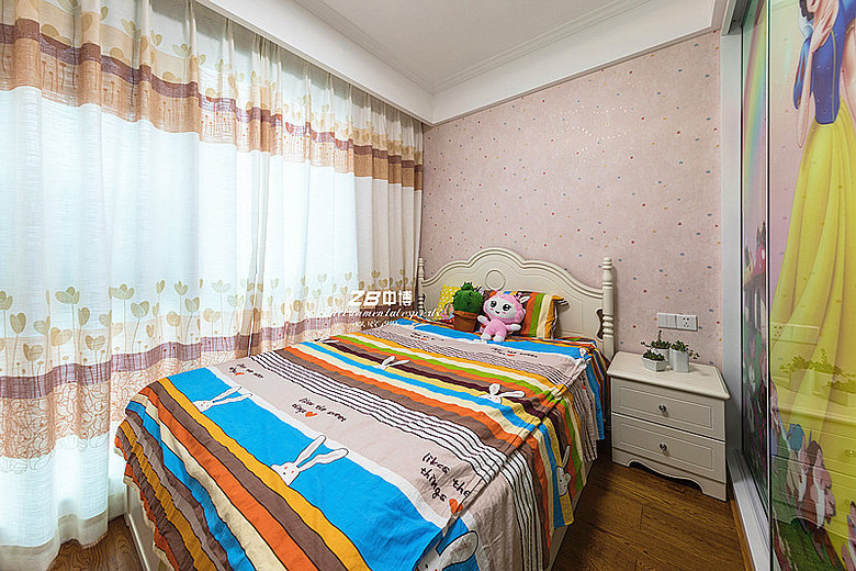 龙湖98平4房2厅2卫轻奢装修效果图,龙湖名景台装修效果图