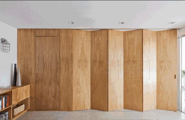 高档家用折叠门美观,折叠门适合弧形空间吗