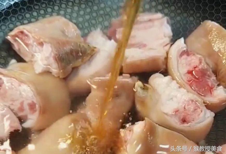 花生炖猪脚有点苦,花生炖猪蹄原味
